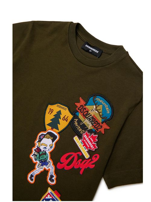 T-shirt, unisex, logata. DSQUARED2 | DQ3399 D0AITDQ558